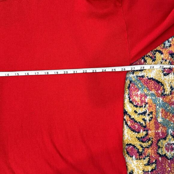 LAUREN RALPH LAUREN Twofer Red Sweater Size 14 Preppy Classic Business Casual - Picture 7 of 10